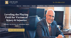 Desktop Screenshot of joebyarslaw.com